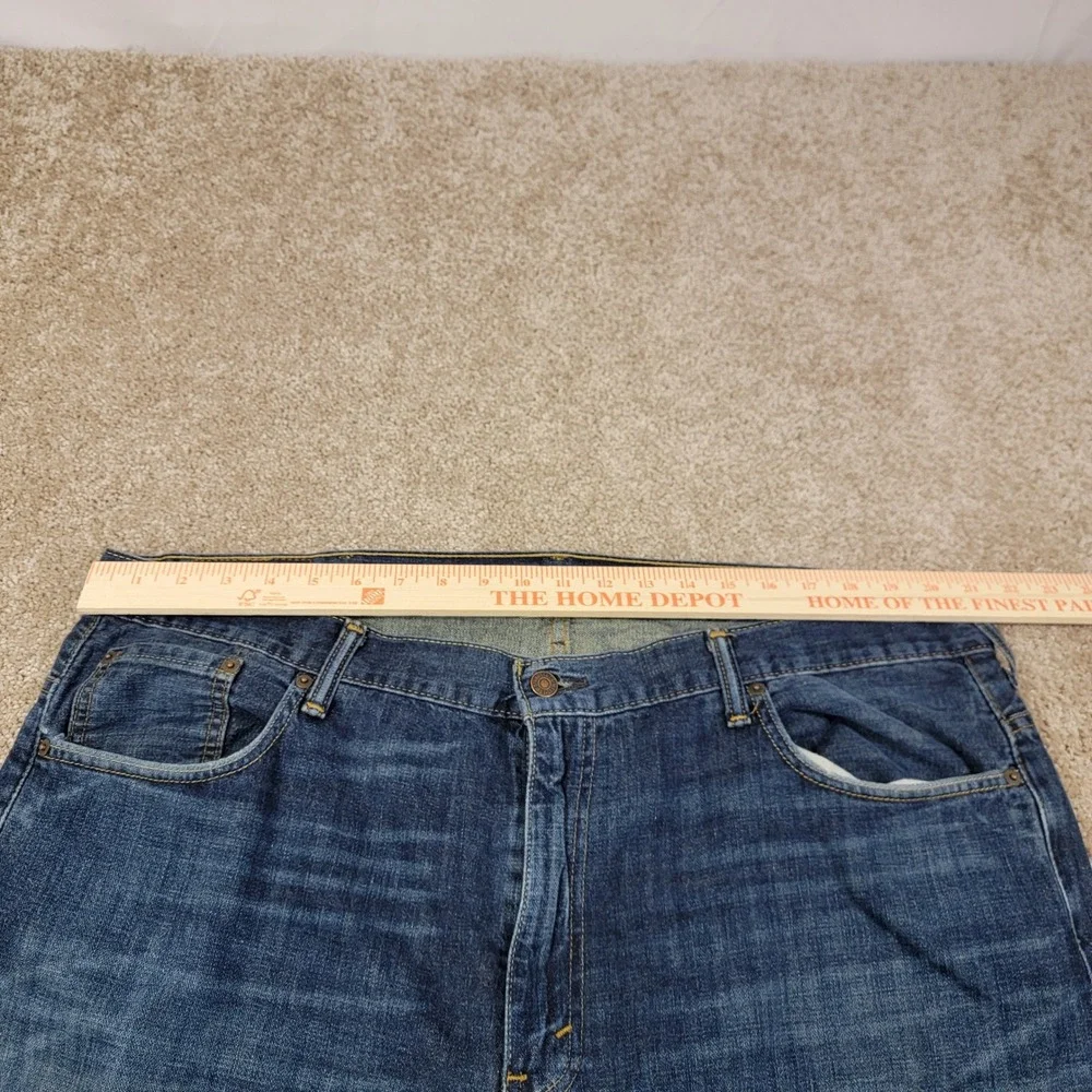 Levi's 569 Loose‎ Straight Leg Jeans Dark Wash Denim Comfort Fit W40 L30